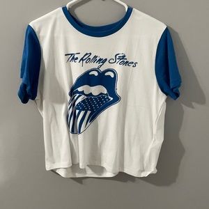 Rolling Stones Cropped T-Shirt